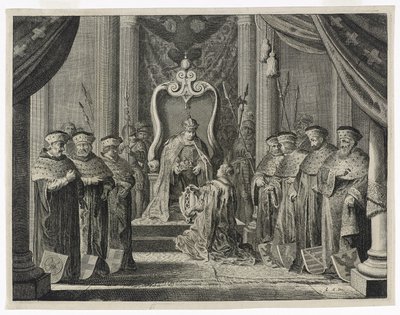 Donation of the Imperial Crown to the City of Amsterdam by Pieter Nolpe